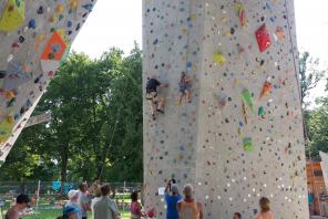 Kletterturm in Traunstein